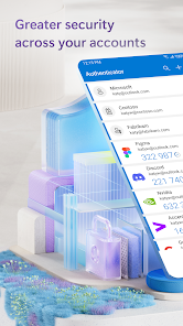 Official Google Play promotional screenshot for Microsoft Authenticator
